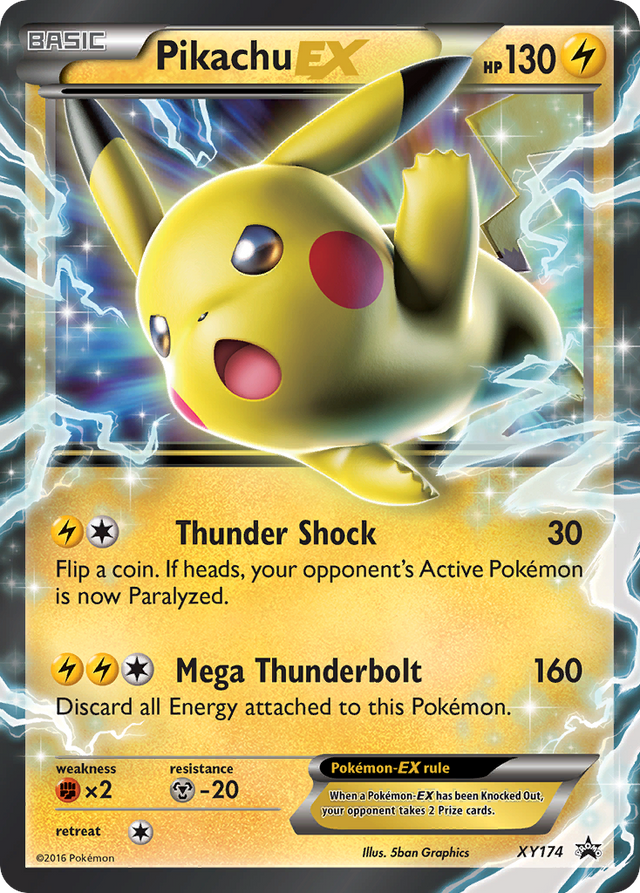 Pikachu EX (XY174) [XY: Black Star Promos] - PCA Designer Toys