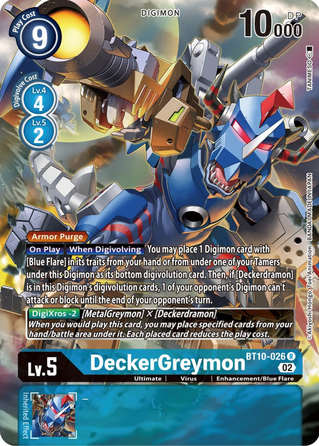 DeckerGreymon [BT10-026] (Alternate Art) [Xros Encounter] - PCA Designer Toys