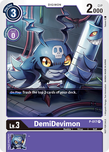 DemiDevimon [P-017] [Promotional Cards] - PCA Designer Toys