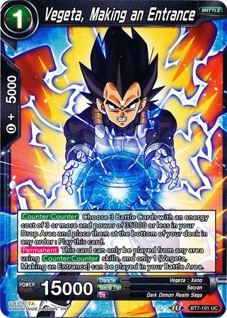 Vegeta, Making an Entrance (BT7-101) [Assault of the Saiyans] - PCA Designer Toys