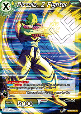 Piccolo, Z Fighter (BT17-085) [Ultimate Squad] - PCA Designer Toys