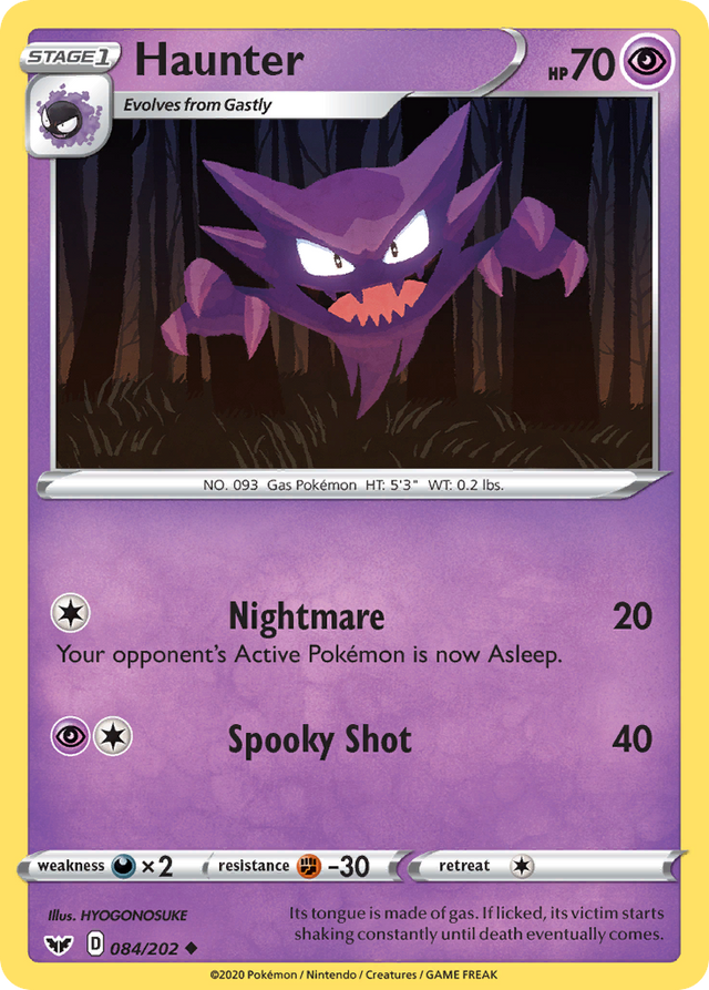 Haunter (084/202) [Sword & Shield: Base Set] - PCA Designer Toys
