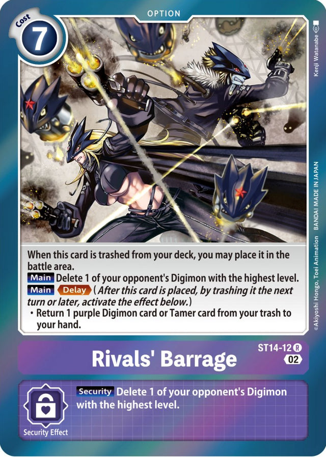 Rival's Barrage [ST14-12] [Starter Deck: Beelzemon Advanced Deck Set] - PCA Designer Toys