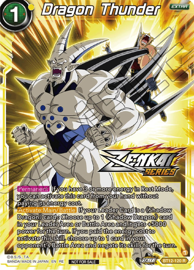 Dragon Thunder (Event Pack 12) (BT12-120) [Tournament Promotion Cards] - PCA Designer Toys