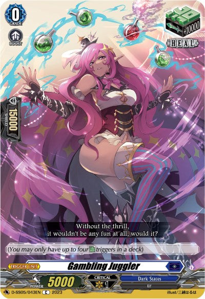 Gambling Juggler (D-SS05/043EN) [Festival Booster 2023] - PCA Designer Toys