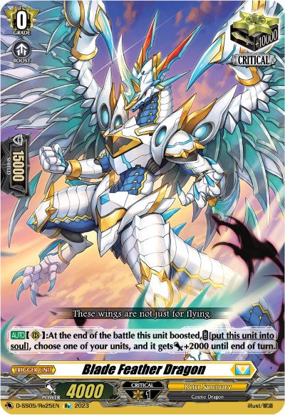 Blade Feather Dragon (D-SS05/Re25EN) [Festival Booster 2023] - PCA Designer Toys