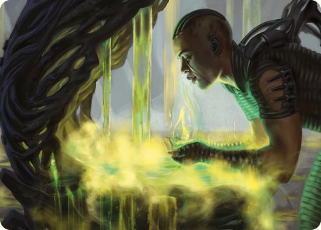 Necrogen Communion Art Card [Phyrexia: All Will Be One Art Series] - PCA Designer Toys