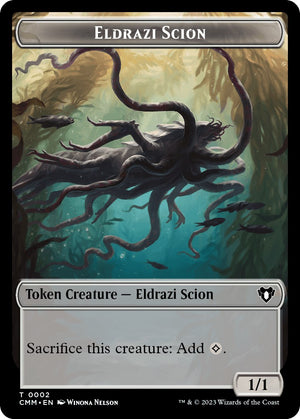 Eldrazi Scion // Thrull Double-Sided Token [Commander Masters Tokens]