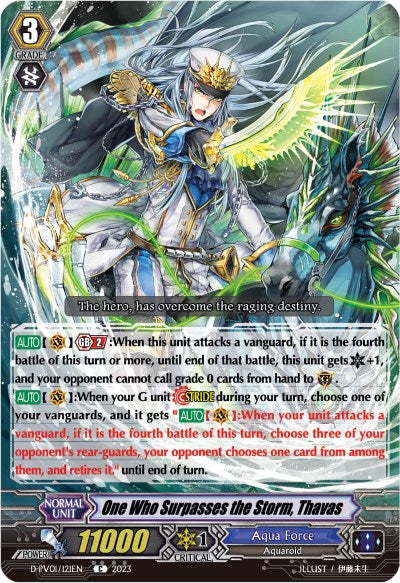 One Who Surpasses the Storm, Thavas (D-PV01/121EN) [History Collection] - PCA Designer Toys
