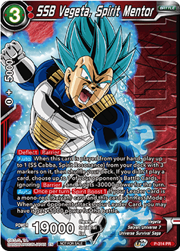 SSB Vegeta, Spirit Mentor (Winner Stamped) (P-314) [Tournament Promotion Cards] - PCA Designer Toys