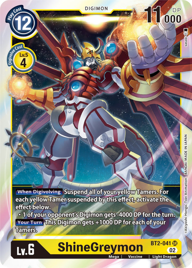 ShineGreymon [BT2-041] (Resurgence Booster Reprint) [Resurgence Booster] - PCA Designer Toys