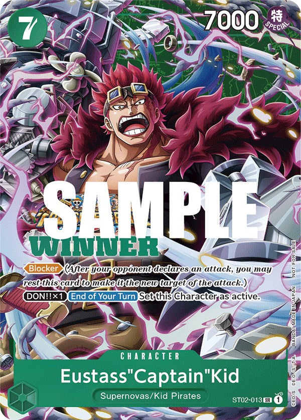 one piece card game winner pack Eustass