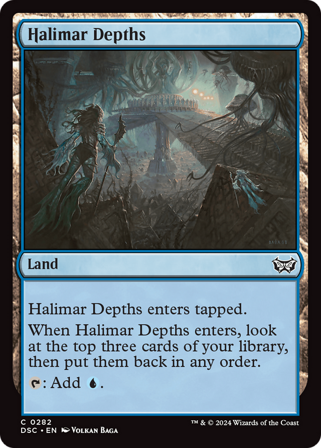 Halimar Depths [Duskmourn: House of Horror Commander] - PCA Designer Toys