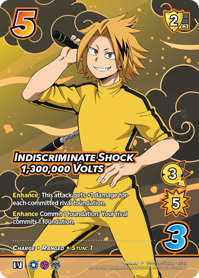 Indiscriminate Shock 1,300,000 Volts (Pro Hero Nationals 2023) [Miscellaneous Promos] - PCA Designer Toys