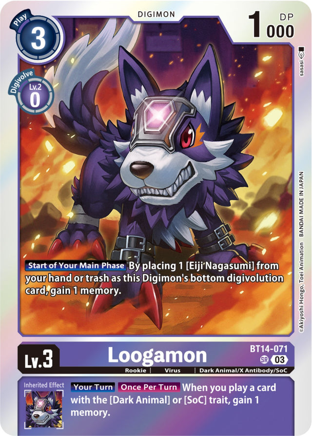 Loogamon [BT14-071] [Blast Ace] - PCA Designer Toys