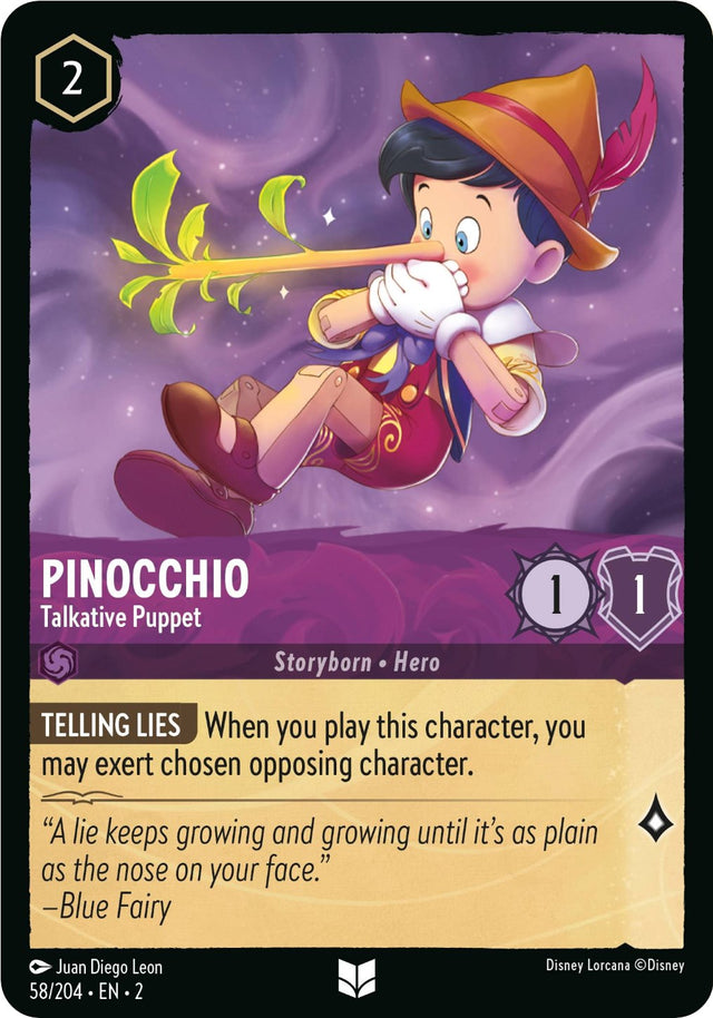 Pinocchio - Talkative Puppet (58/204) [Rise of the Floodborn] - PCA Designer Toys