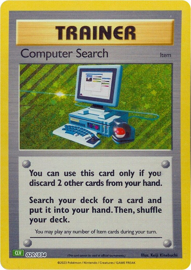 Computer Search (CLV) [Trading Card Game Classic]