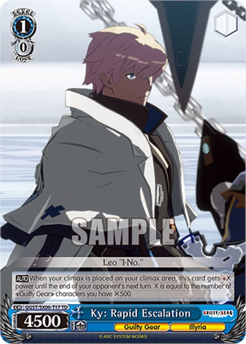 Ky: Rapid Escalation (GGST/SX06-T17 TD) [Guilty Gear -Strive-] - PCA Designer Toys