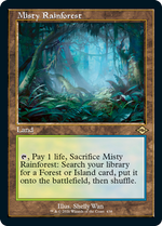 Misty Rainforest (Retro Foil Etched) [Modern Horizons 2] - PCA Designer Toys