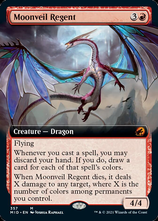 Moonveil Regent (Extended Art) [Innistrad: Midnight Hunt] - PCA Designer Toys