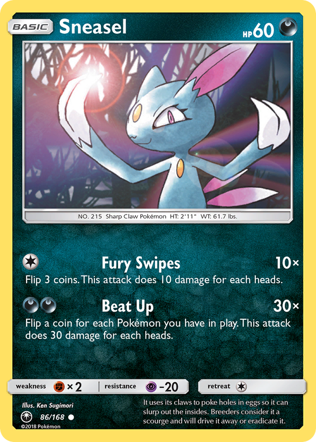 Sneasel (86/168) [Sun & Moon: Celestial Storm] - PCA Designer Toys