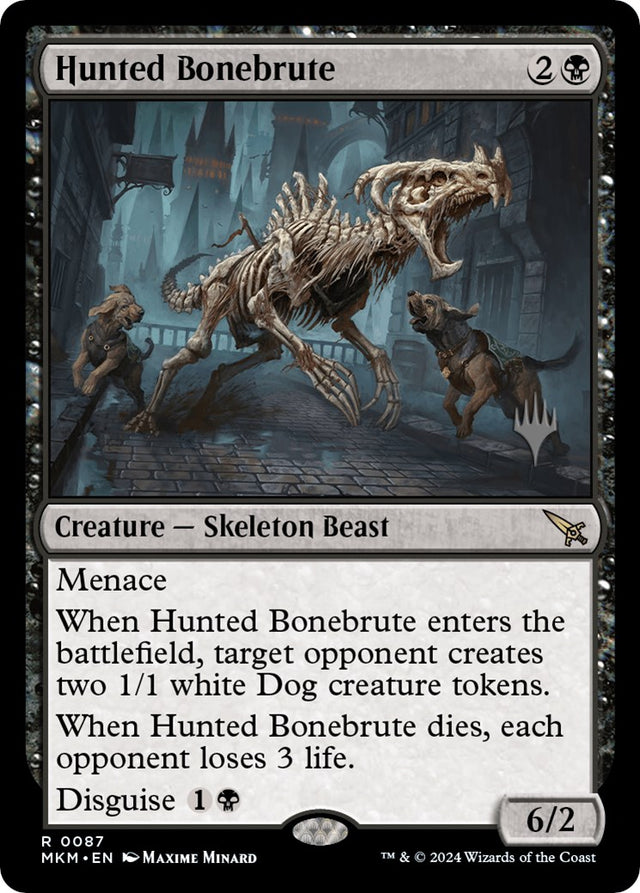 Hunted Bonebrute (Promo Pack) [Murders at Karlov Manor Promos] - PCA Designer Toys
