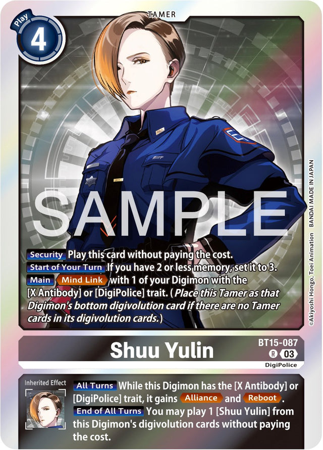 Shuu Yulin [BT15-087] [Exceed Apocalypse] - PCA Designer Toys