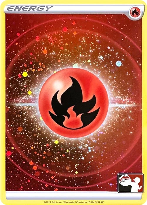 Fire Energy (Cosmos Holo) [Prize Pack Series Three] - PCA Designer Toys