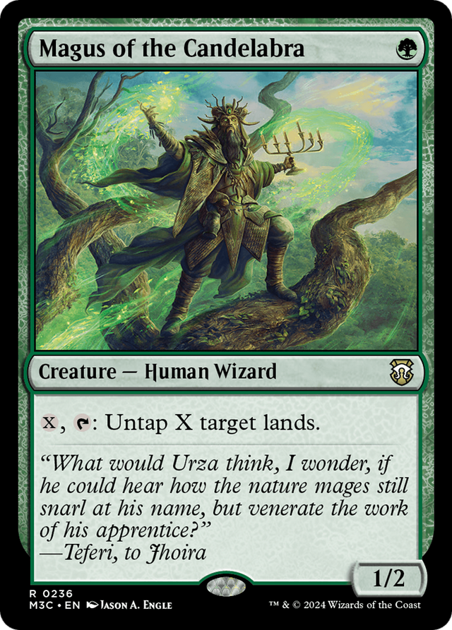 Magus of the Candelabra (Ripple Foil) [Modern Horizons 3 Commander] - PCA Designer Toys