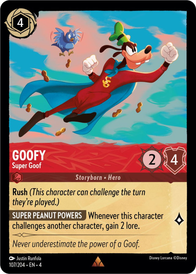 Goofy - Super Goof (107/204) [Ursula's Return] - PCA Designer Toys