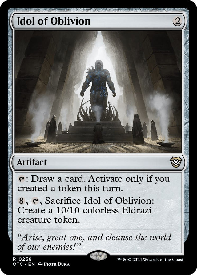 Idol of Oblivion [Outlaws of Thunder Junction Commander]