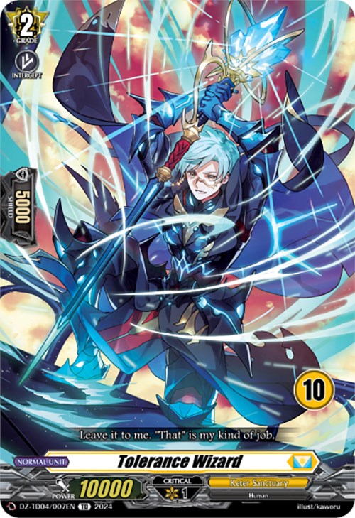 Tolerance Wizard (10) (DZ-TD04/007EN) [Start Up Trial Deck: Keter Sanctuary] - PCA Designer Toys