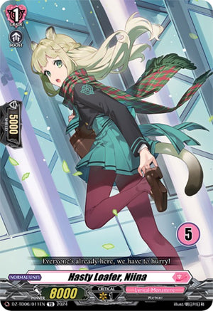Hasty Loafer, Niina (5) (DZ-TD06/011EN) [Start Up Trial Deck: Lyrical Monasterio] - PCA Designer Toys