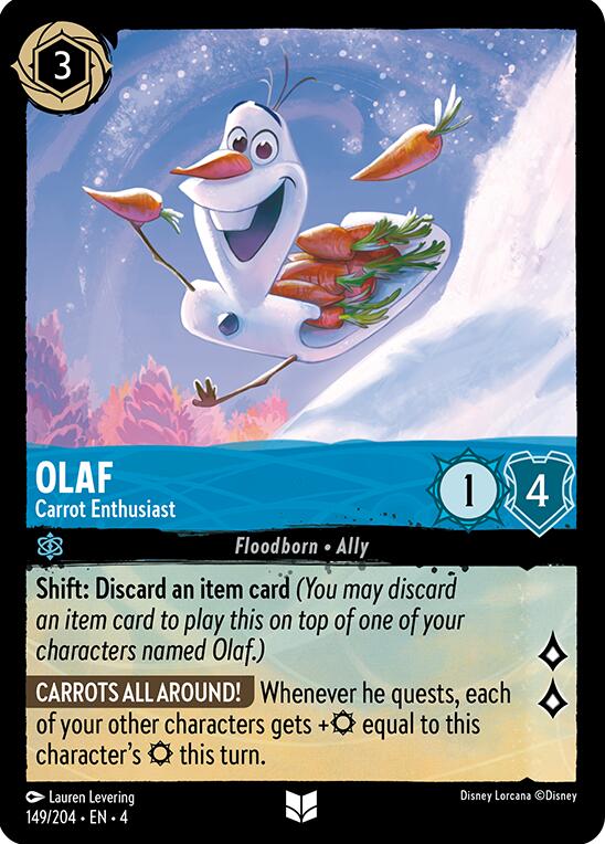 Olaf - Carrot Enthusiast (149/204) [Ursula's Return] - PCA Designer Toys