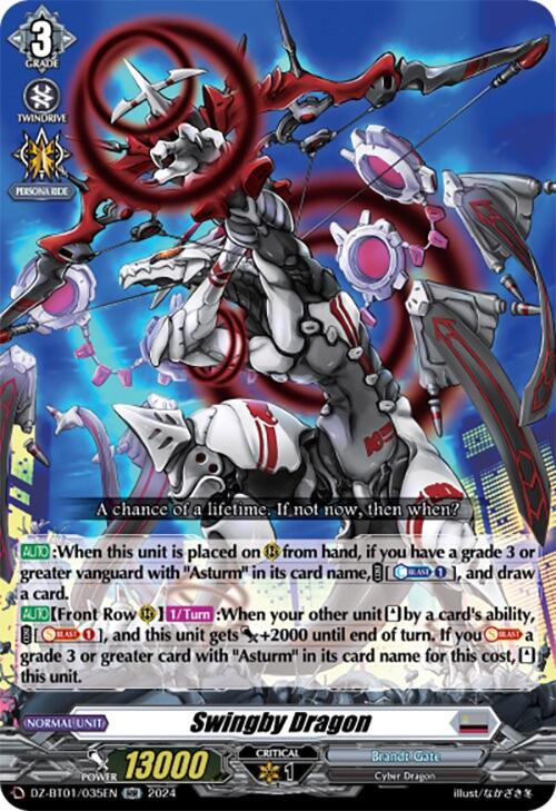 Swingby Dragon (DZ-BT01/035EN) [Fated Clash] - PCA Designer Toys