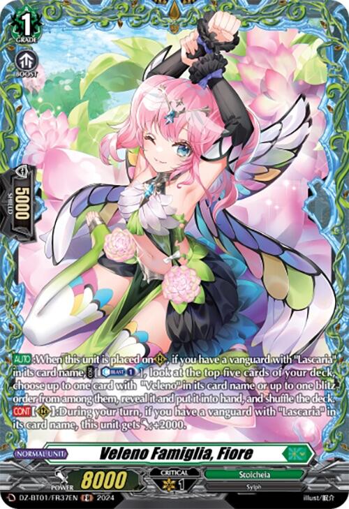 Veleno Famiglia, Fiore (FR) (DZ-BT01/FR37EN) [Fated Clash] - PCA Designer Toys