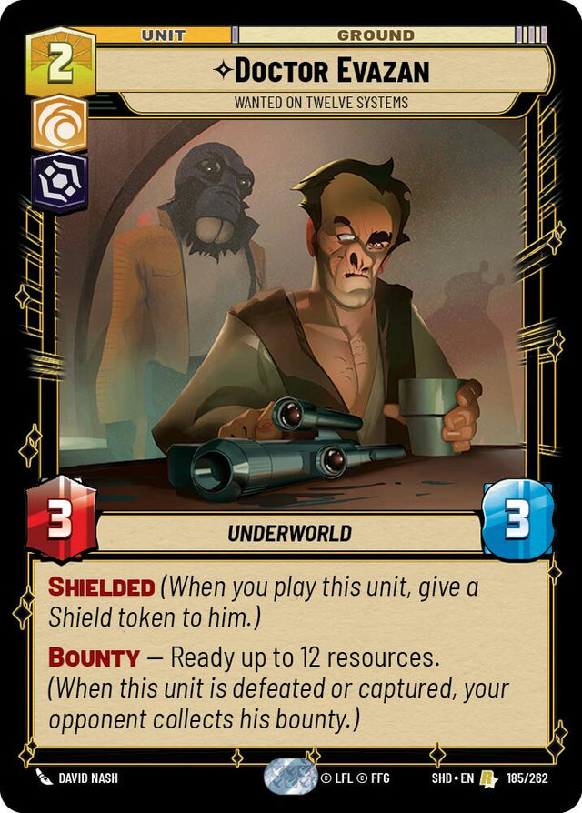 Doctor Evazan - Wanted on Twelve Systems (185/262) (185/262) [Shadows of the Galaxy]