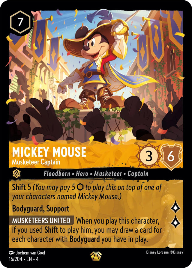 Mickey Mouse - Musketeer Captain (16/204) [Ursula's Return] - PCA Designer Toys