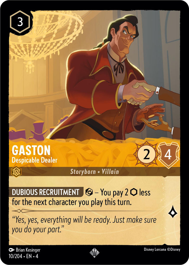 Gaston - Despicable Dealer (10/204) [Ursula's Return] - PCA Designer Toys