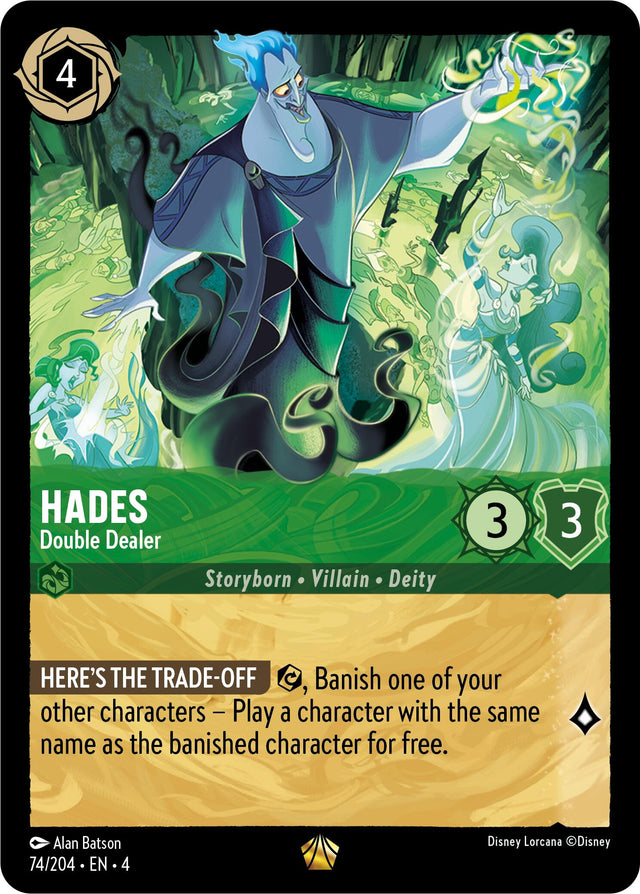 Hades - Double Dealer (74/204) [Ursula's Return] - PCA Designer Toys