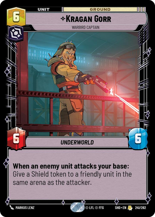 Kragan Gorr - Warbird Captain (241/262) (241/262) [Shadows of the Galaxy]