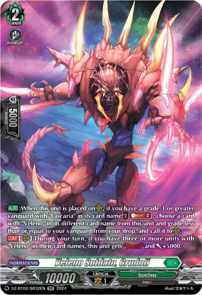 Veleno Soldato, Grudoli (SR) (DZ-BT02/SR32EN) [Illusionless Strife] - PCA Designer Toys