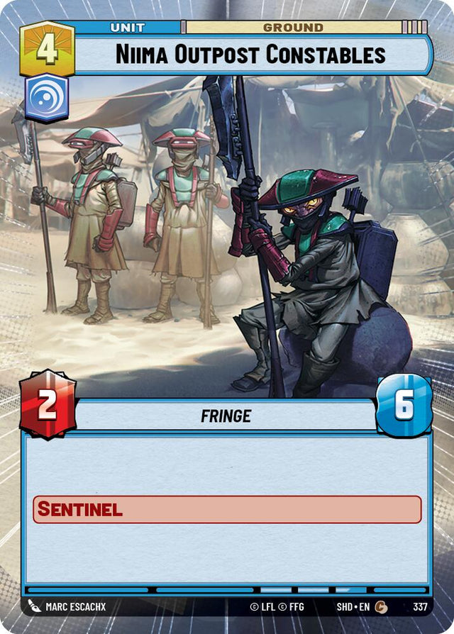 Niima Outpost Constables (337) (Hyperspace) (337) [Shadows of the Galaxy]