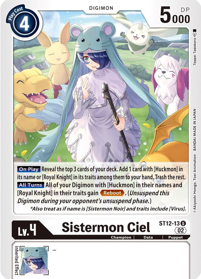 Sistermon Ciel [ST12-13] [Starter Deck: Jesmon] - PCA Designer Toys