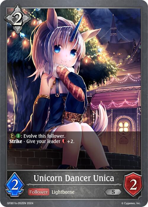 Unicorn Dancer Unica (GFB01b-052EN) [Gloryfinder Bundle 01: Guide to Glory]