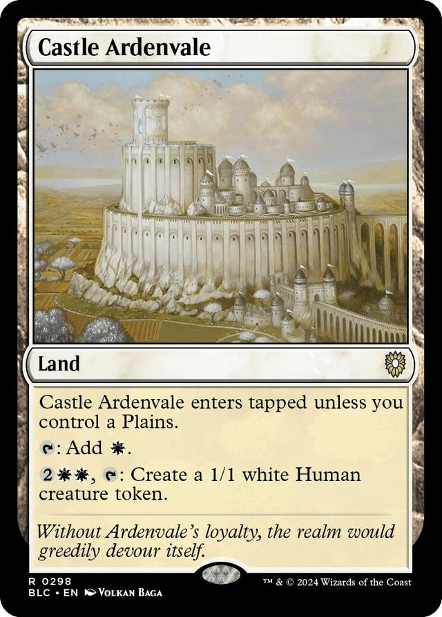 Castle Ardenvale [Bloomburrow Commander]