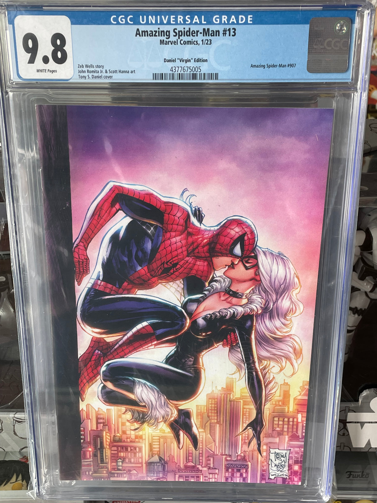 CGC Graded 9.8 - Amazing Spider-Man #13 (Tony Daniel "Virgin" Variant)