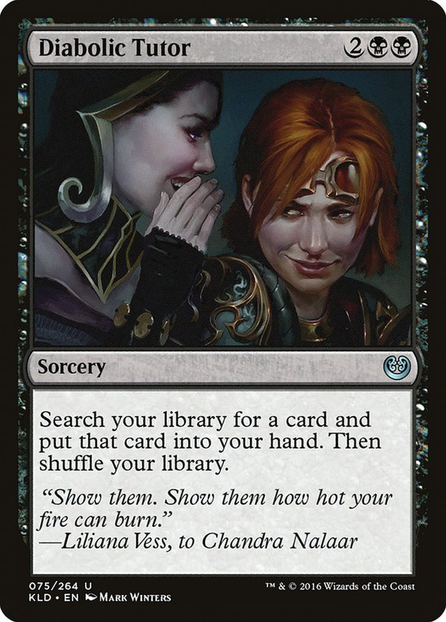 Diabolic Tutor [Kaladesh] - PCA Designer Toys