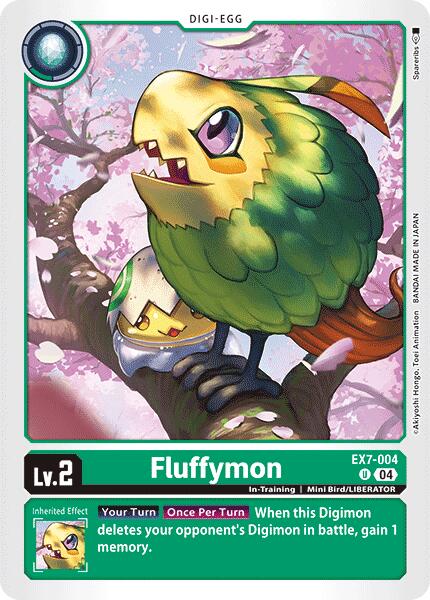 Fluffymon [EX7-004] [Digimon LIBERATOR] - PCA Designer Toys