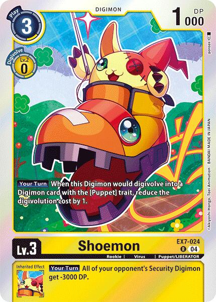 Shoemon [EX7-024] [Digimon LIBERATOR] - PCA Designer Toys